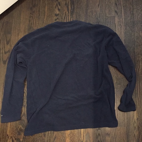 Columbia navy fleece crew neck pullover - Picture 4 of 4